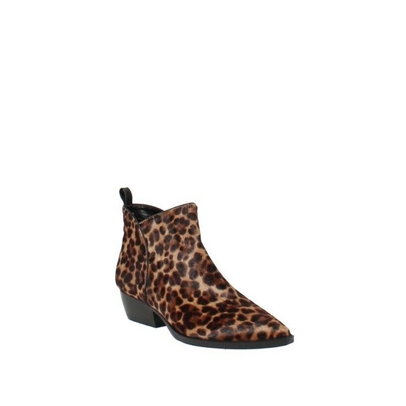 Marc Fisher Shoes - NEW Marc Fisher Obrra Pointy Toe Bootie LEOPARD PRINT CALF HAIR SIZE 7 NIB